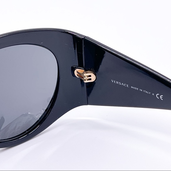 NEW VERSACE VE4392 GB1/87 SHIELD SUNGLASSES VERSACE MOD 4392 BLACK - Picture 13 of 13